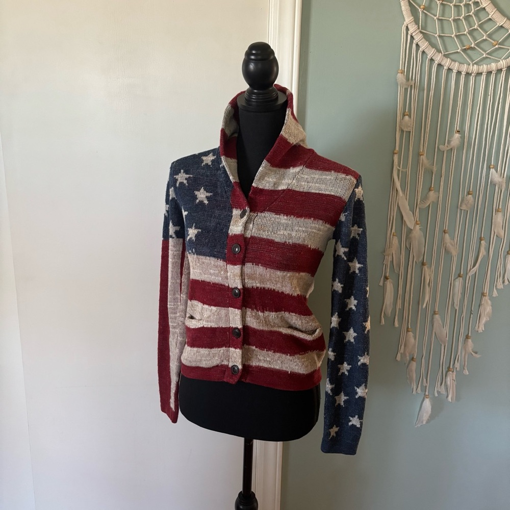 Ralph Lauren Denim & Supply Striped Cardigan Small